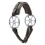 Stubben Flower Ring Hackamore - Ebony Brown