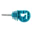 Stockshop Screw In Combi Insulators 25 Pack - Petrol Blue