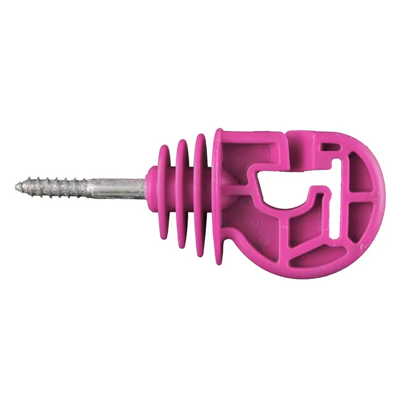 Stockshop Screw In Combi Insulators 25 Pack - Pink