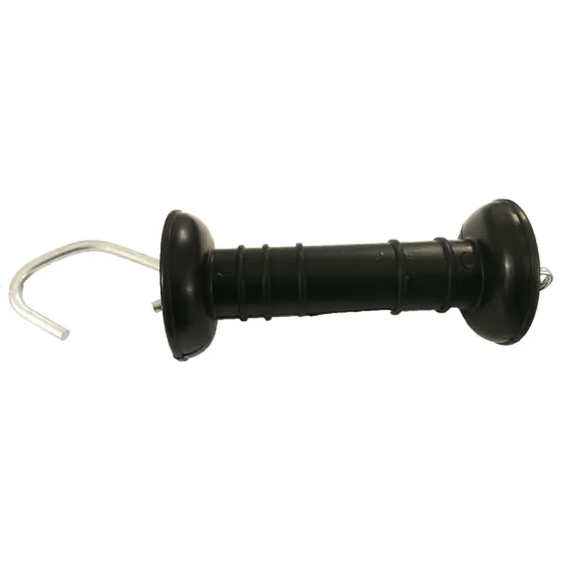 Stockshop Electric Fence Hook Gate Handle - Black