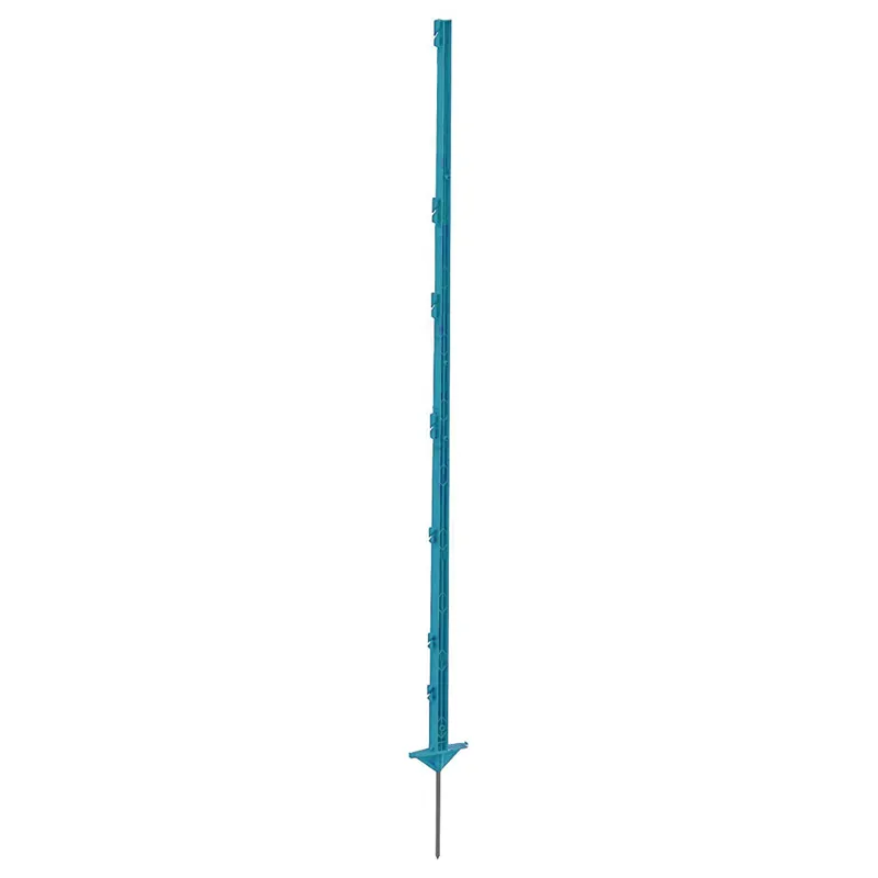 Stockshop Heavy Duty Polypost Multiwire Fence Post - 1.56m - Petrol Blue