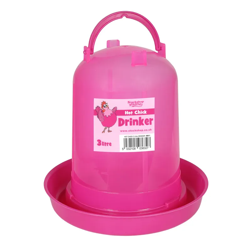 Stockshop Hot Chick Poultry Drinker - 3L