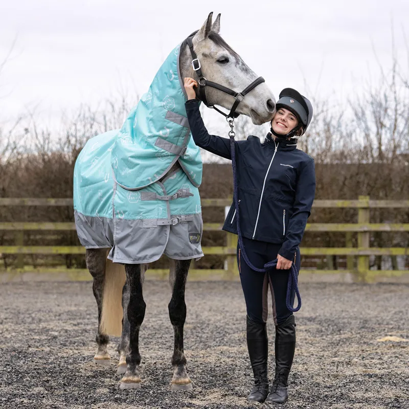 StormX Original This Esme 200g Detach A Neck Turnout Rug - Mint/Grey