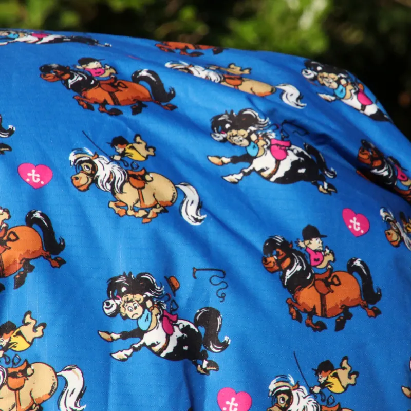 StormX Original 50g Turnout Rug - Thelwell Race/Cobalt Blue/Magenta-1