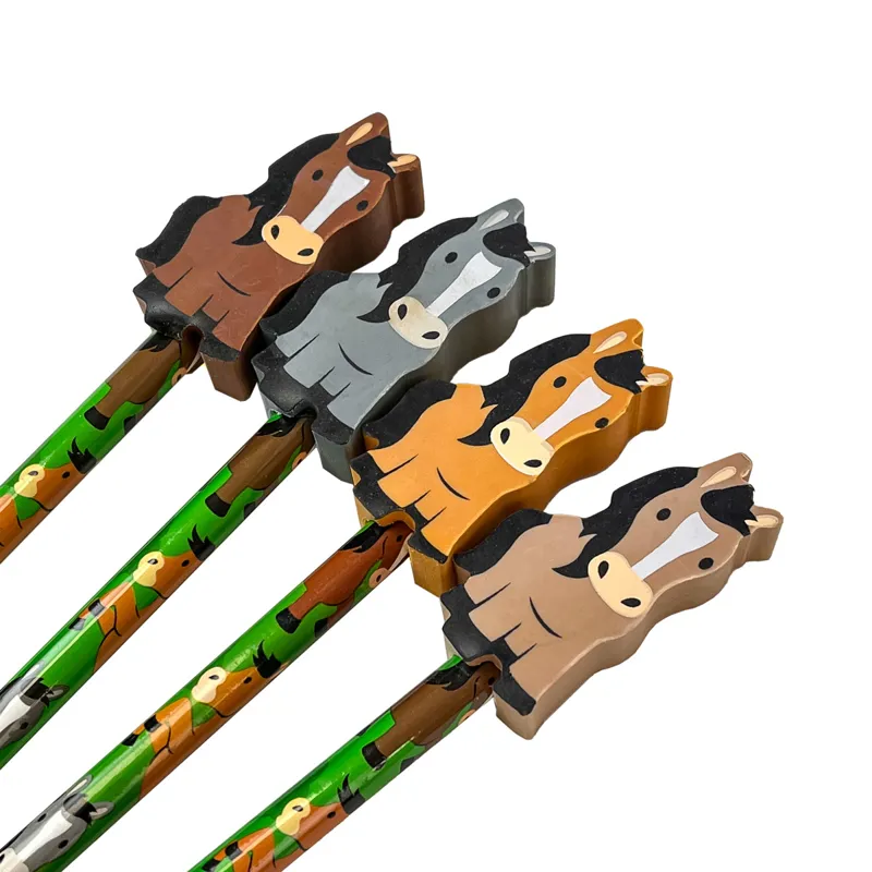 Strawberry Design The Pony Club Pencil with Eraser - Various-1