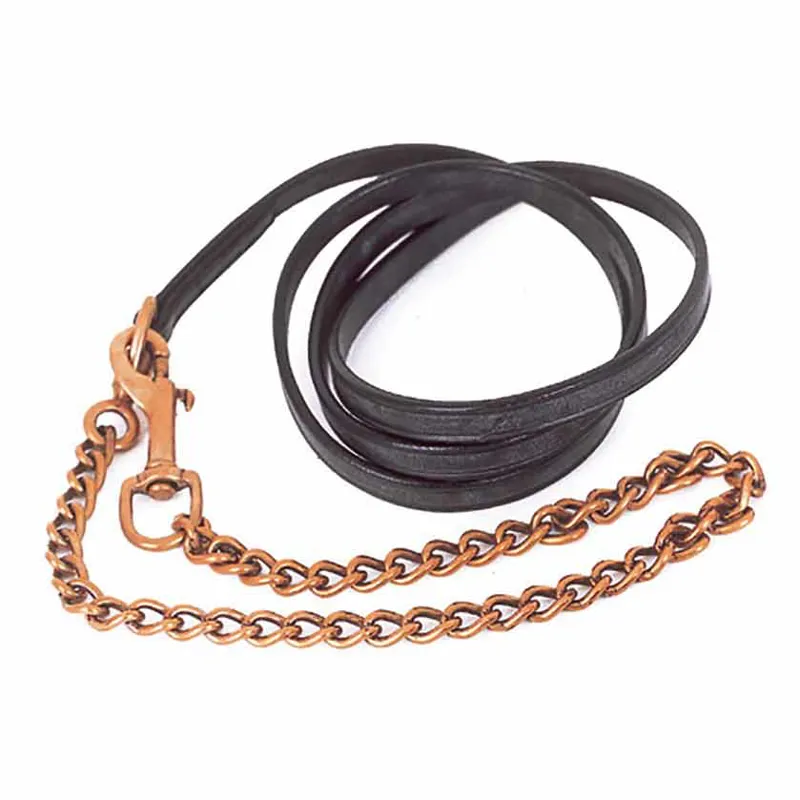 STS Heritage English Leather Lead and Chain - Havana