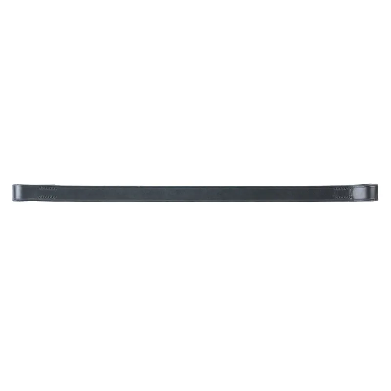 STS Plain Leather Browband - Black