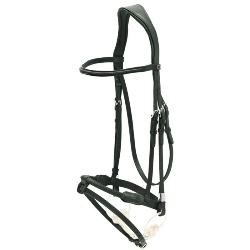Stubben Pro-Jump Combined Flash 2700 Bridle - Black-1