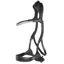 Stubben Freedom II 2530 Crystal Browband Bitless Bridle - Black