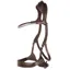 Stubben Freedom II 2530 Crystal Browband Bitless Bridle - Ebony Brown
