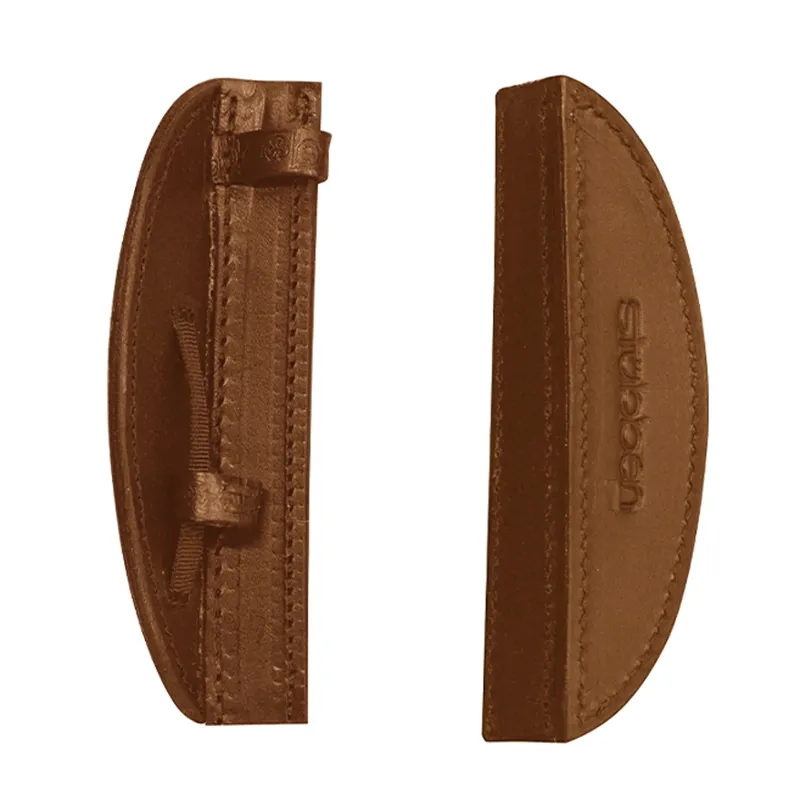 Stubben Leather Bridle Blinkers - Tobacco