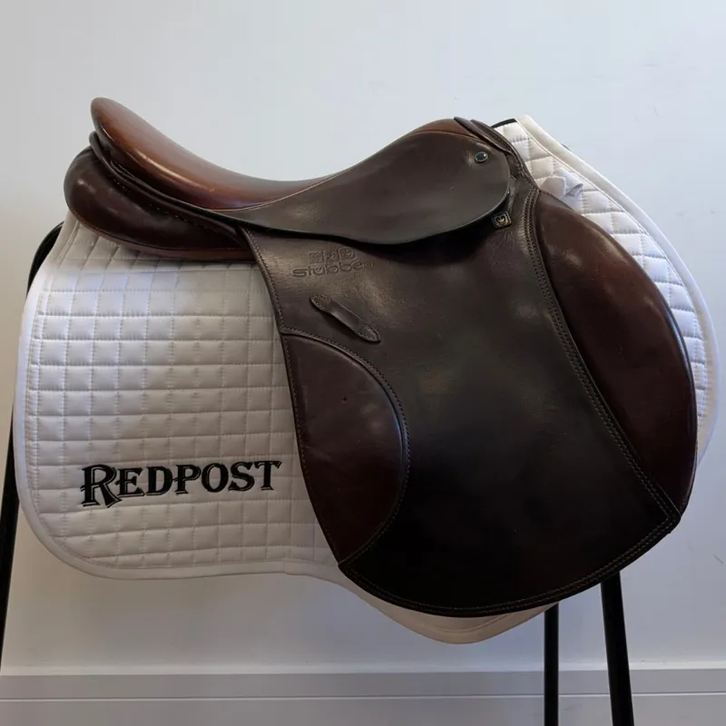 Stubben Siegfired Special CS Jump Saddle - Havana 17.5 31 Wide-1
