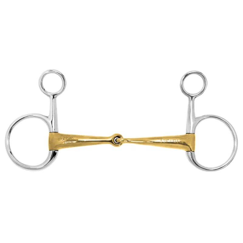 Stubben Sweet Copper Single Jointed Baucher Hanging Cheek Bit