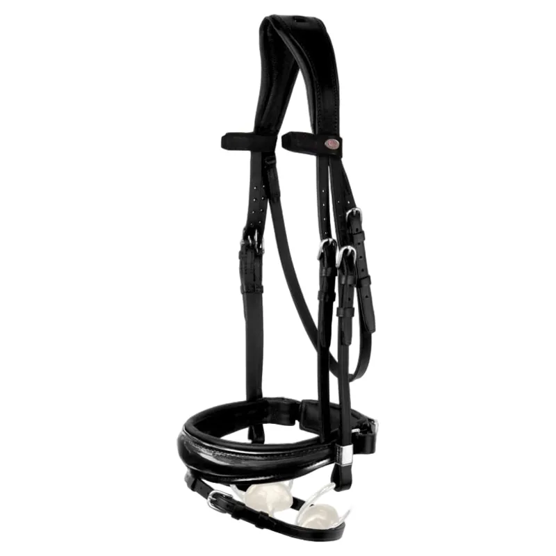 Stubben Clare 2 in 1 Bridle with Removable Flash - Black