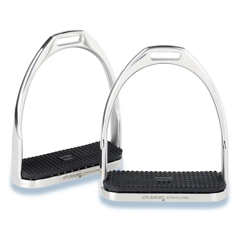 Stubben Prussian Style Stainless Steel Stirrup Irons