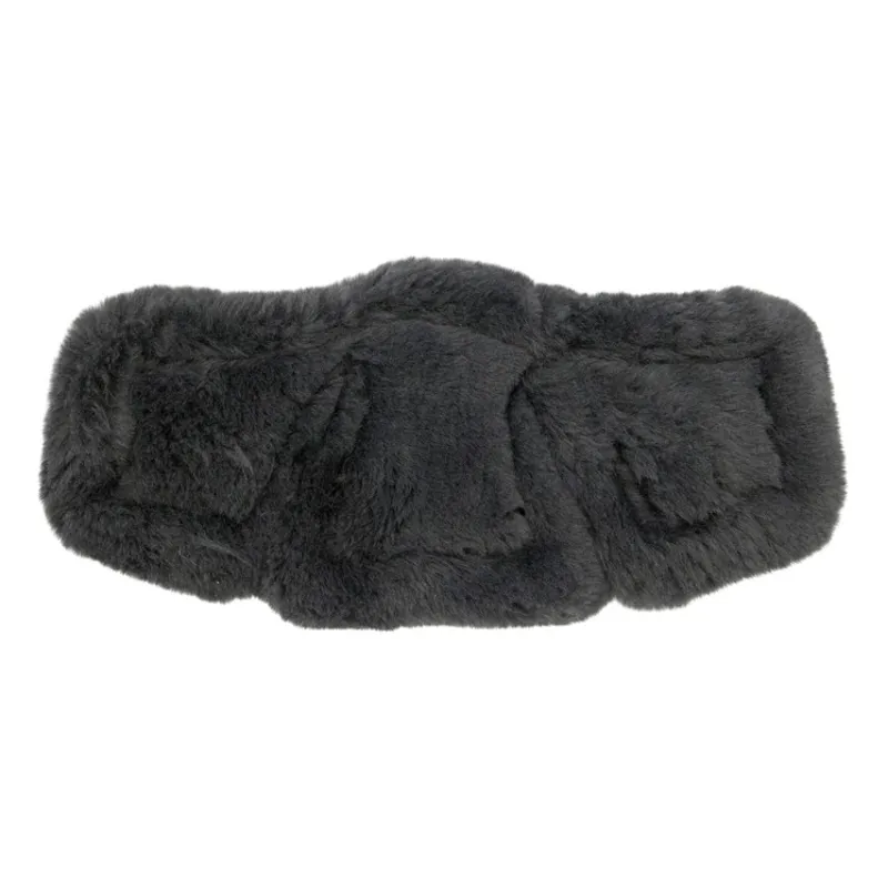Stubben Equi-Soft Lambskin Girth Pad - Anthracite/Black