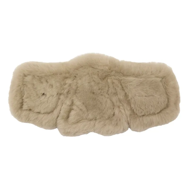 Stubben Equi-Soft Lambskin Girth Pad - Beige/Brown