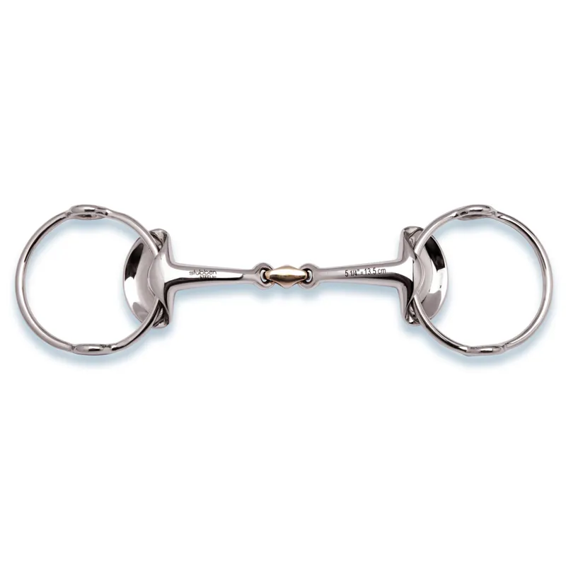 Stubben Silver Wings Double Broken Balding Gag Bit