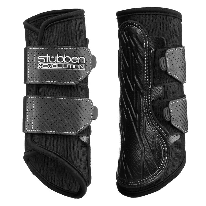 Stubben and Evolution Airflow Brushing Boots - Black