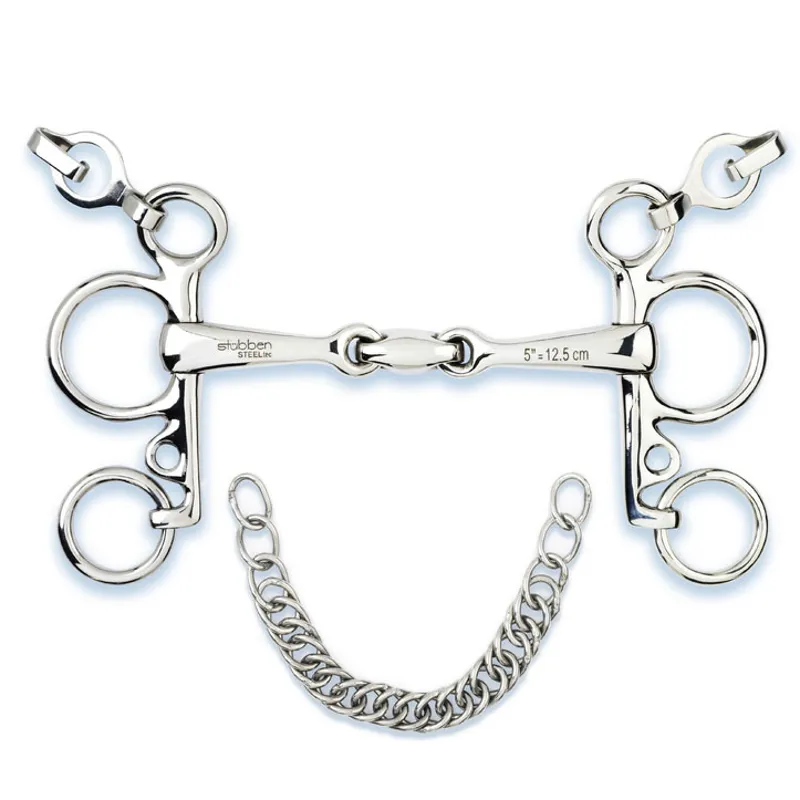 Stubben Easy Control Pelham Double Broken Bit