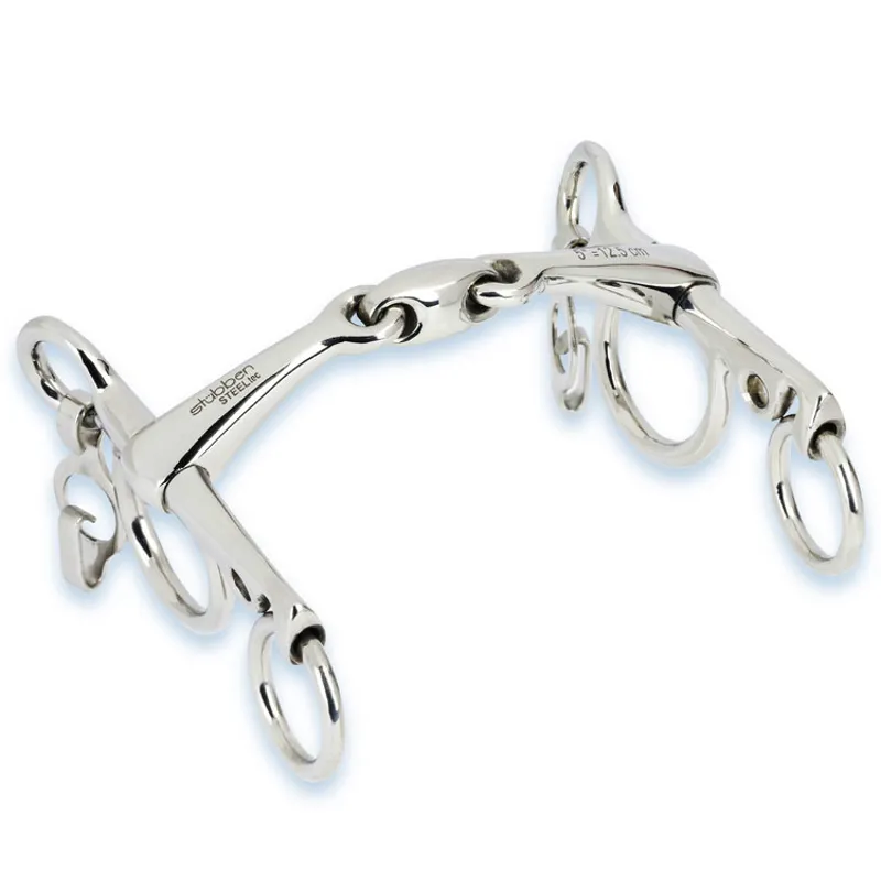 Stubben Easy Control Pelham Double Broken Bit-1