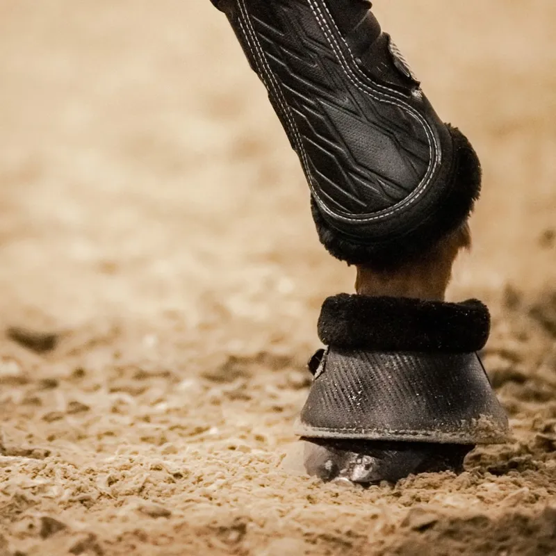 Stubben Gravity Fleece Lined Overreach Boots - Black-1