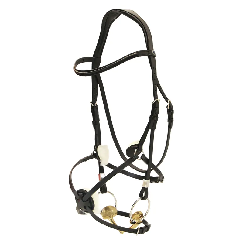 Stubben Pro-Jump Mexican 2700 Bridle - Ebony Brown