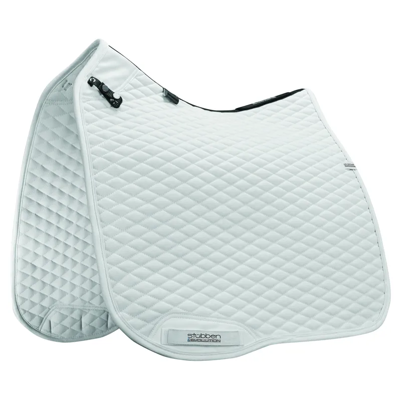 Stubben Streamline 3Spine Dressage Saddlecloth - White