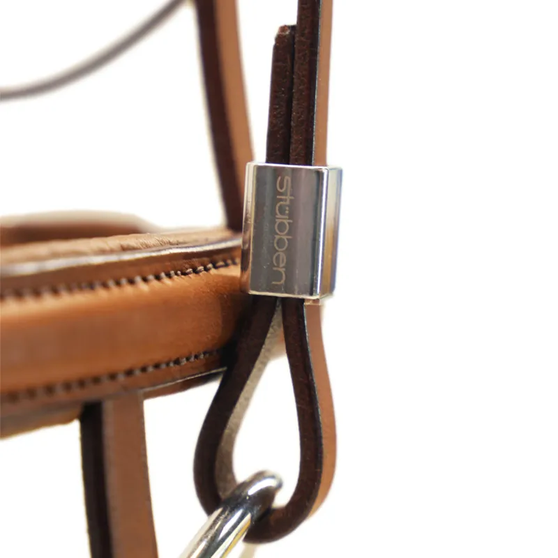 Stubben Pro-Jump Combined Flash 2700 Bridle - Ebony Brown-3