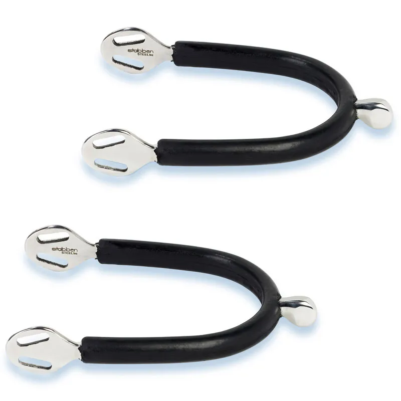 Stubben SEQ Rubber Covered Rounded End Spurs