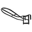 Stubbs Double Hook On Saddle Rack - Black