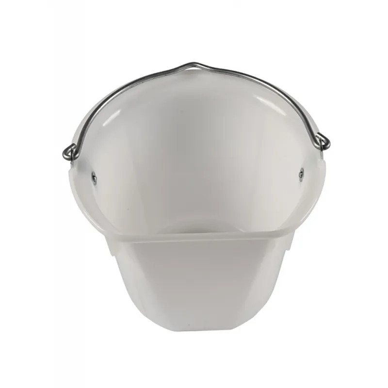 Stubbs Flat Sided Hanging Bucket - White-2