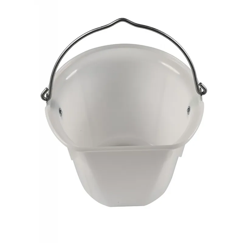 Stubbs Flat Sided Hanging Bucket - White-3