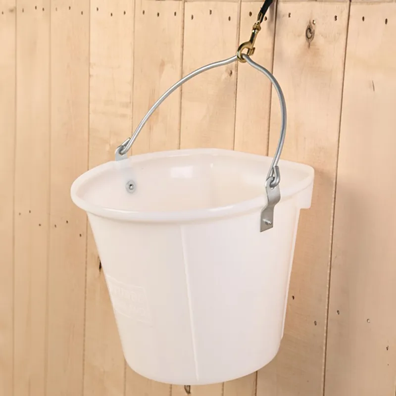 Stubbs Flat Sided Hanging Bucket - White-1