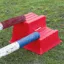 Stubbs Mountie with Cups Mounting/Pole Block - Red
