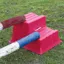 Stubbs Mountie with Cups Mounting/Pole Block - Red