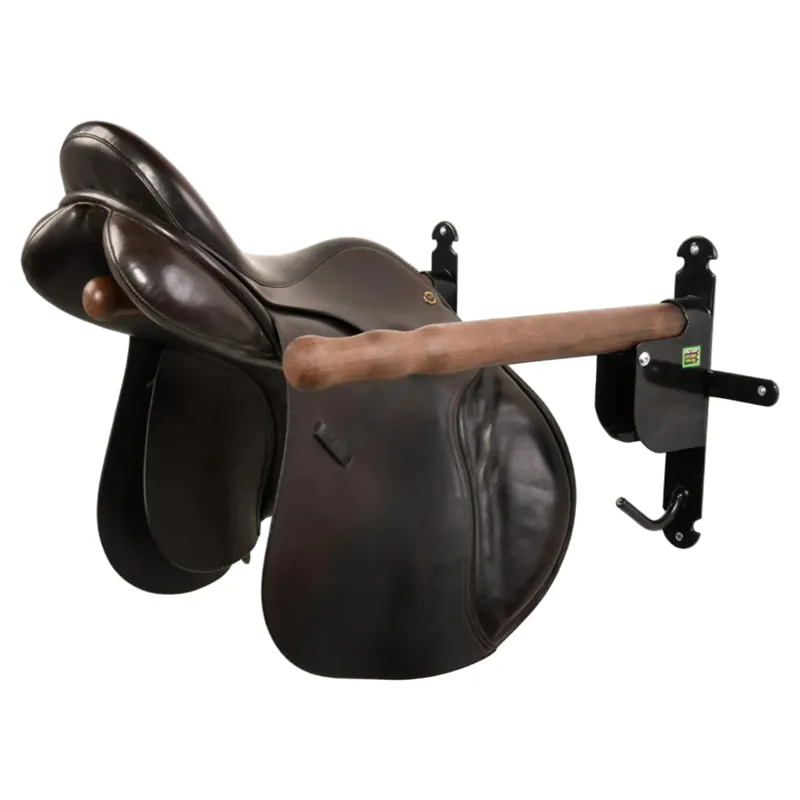 Stubbs Retro Folding Saddle Rack - Black-3