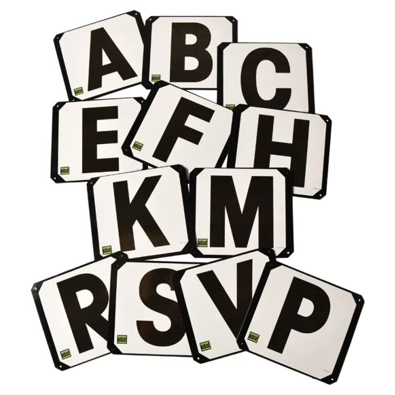 Stubbs Tread In Dressage Markers - Set of 12 Letters/ABCEFHKMRSVP-3