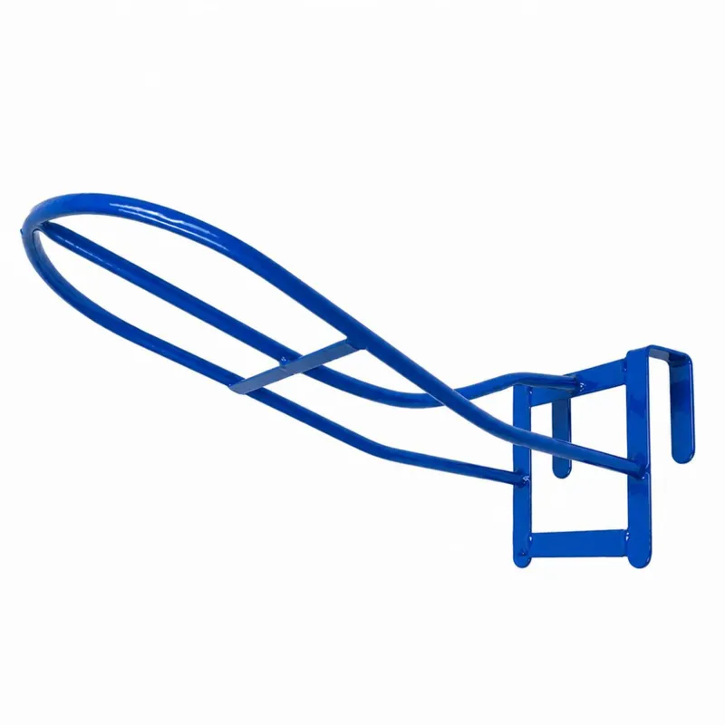 Stubbs Double Hook On Saddle Rack - Blue