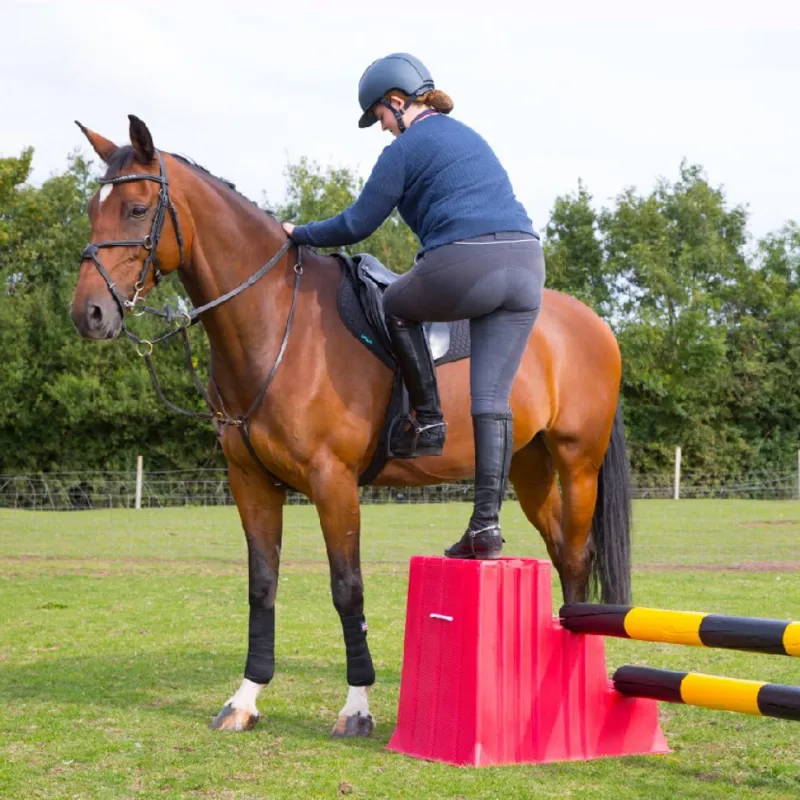 Stubbs Up and Over Mounting/Pole Block - Red-2