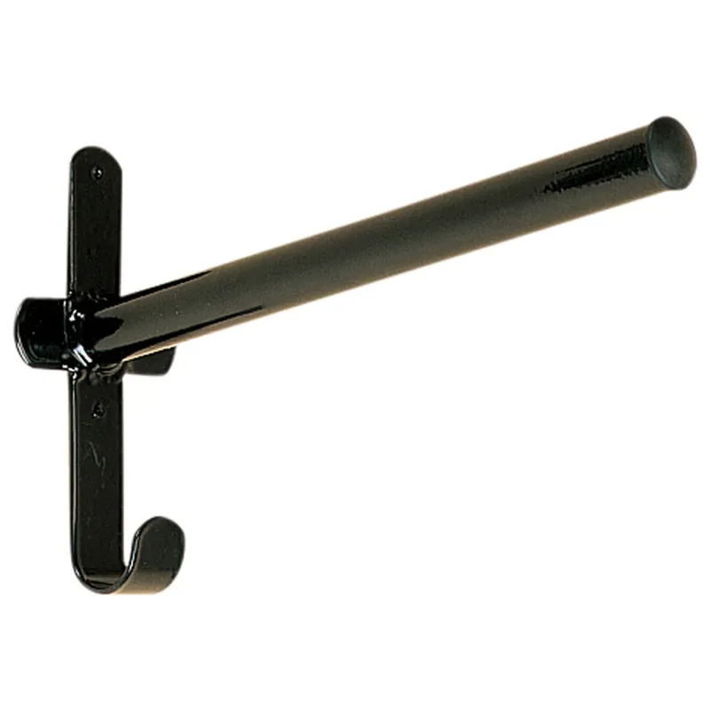 Stubbs Fixed Pole Saddle Rack - Black