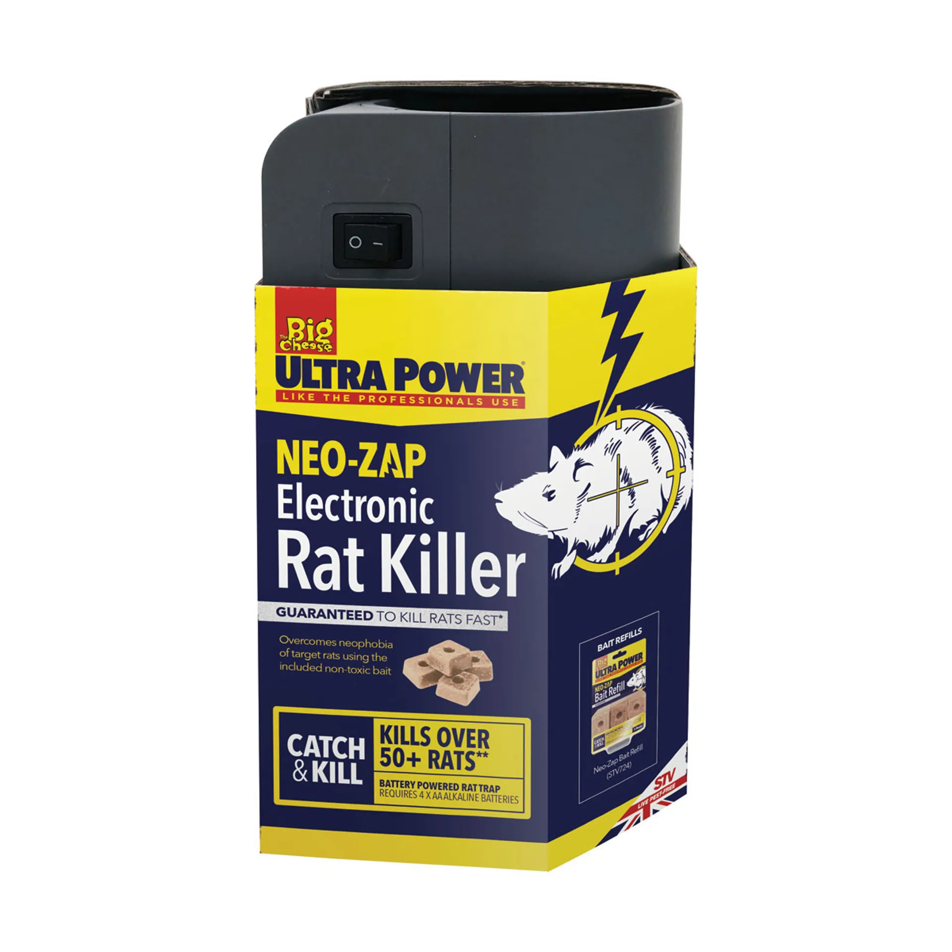 STV Big Cheese Ultra Power Neo Zap Electronic Rat Killer