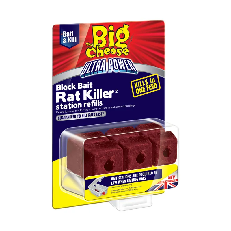 STV Big Cheese Ultra Power Block Bait2 Killer Station Refills