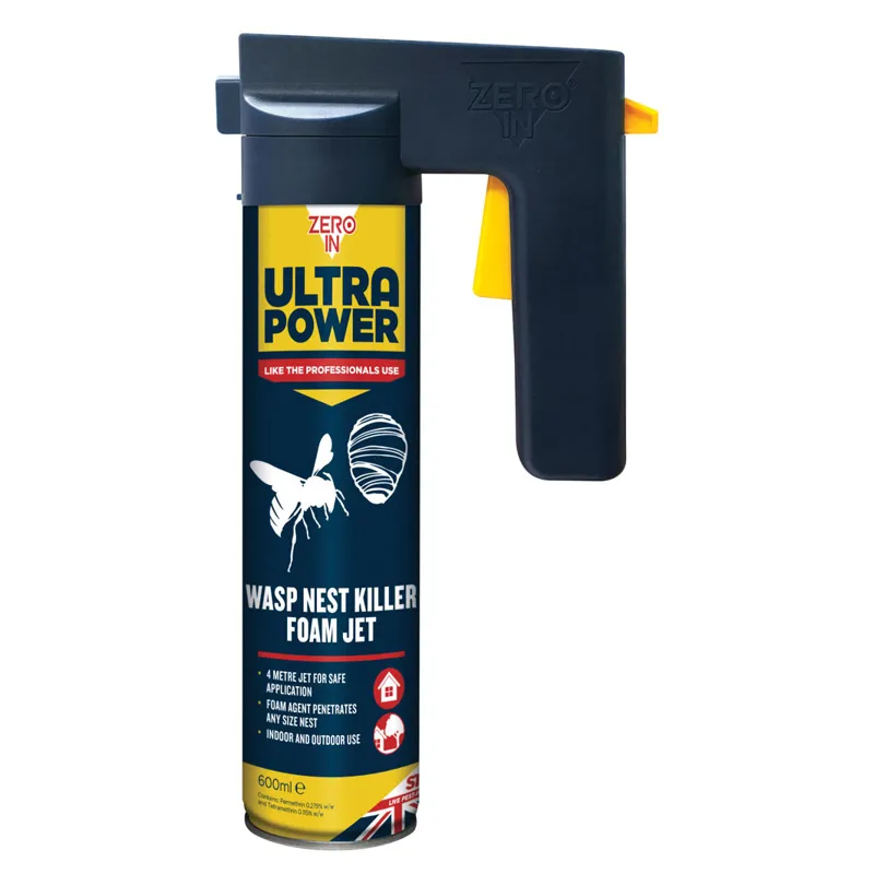 Zero In Ultra Power Wasp Nest Killer Foam Jet - 600ml