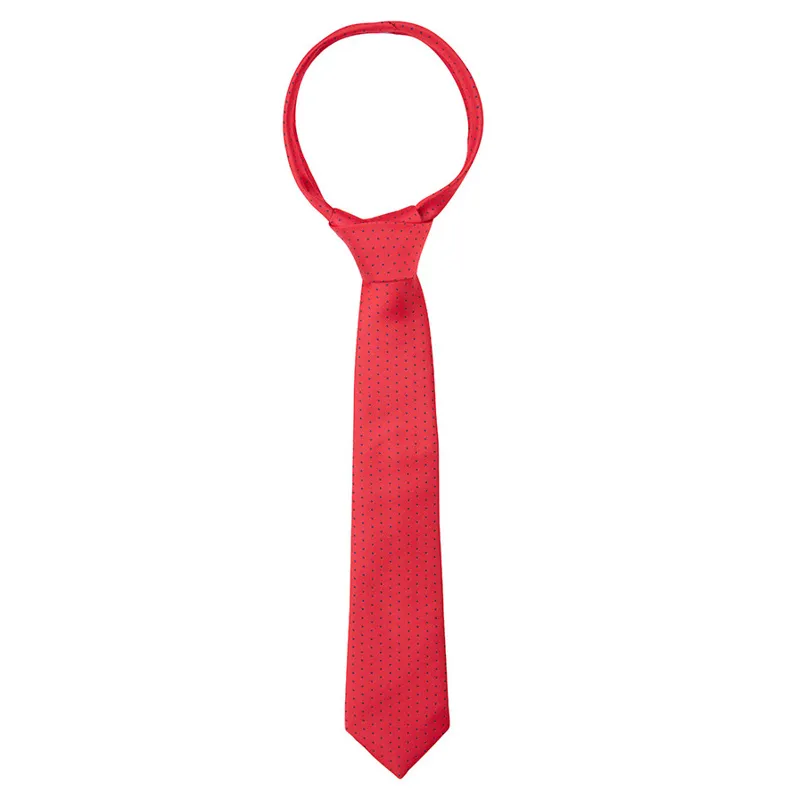 Supreme Products Junior Show Tie - Red/Navy Spot