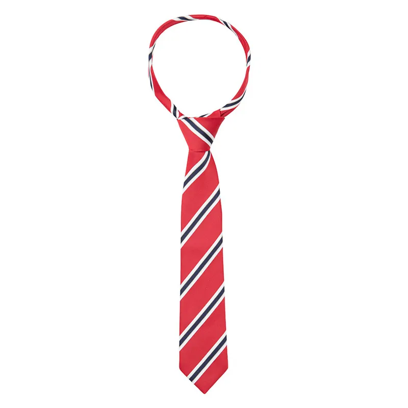 Supreme Products Junior Show Tie - Red/Navy Stripe