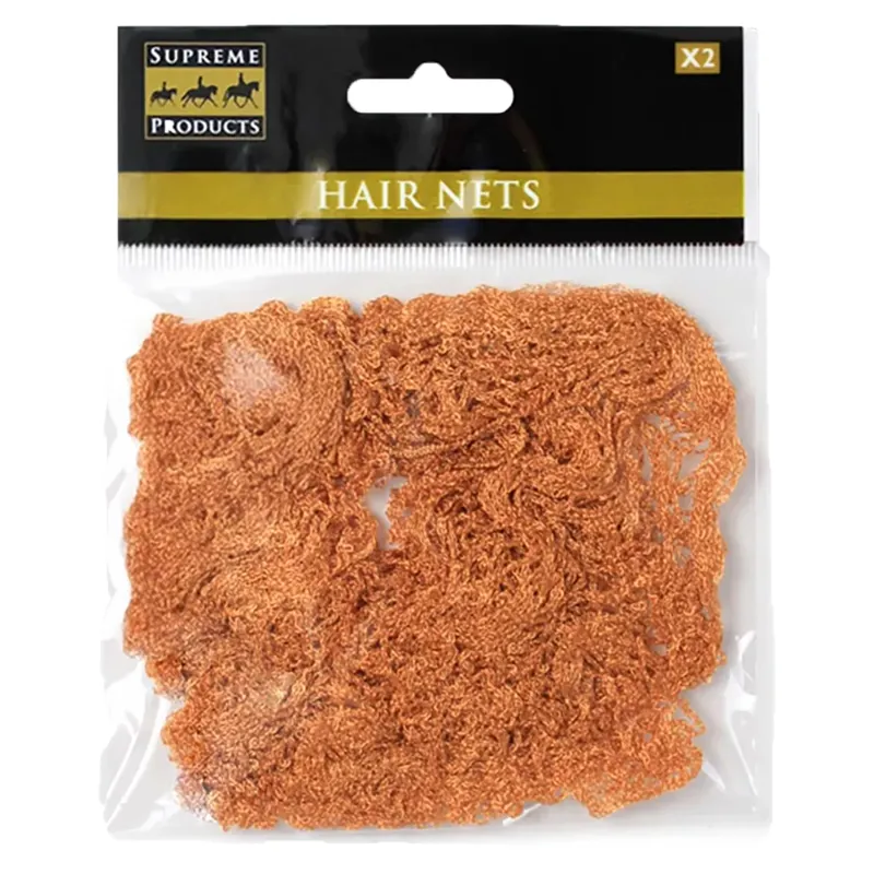 Supreme Products Hair Net 2 Pack - Light Brown