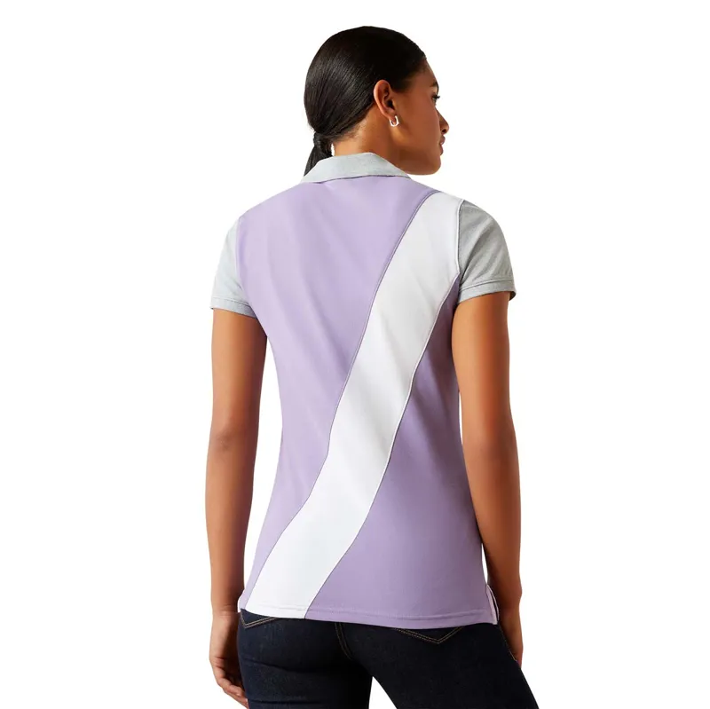 Ariat Taryn Ladies Polo Shirt - Chalk Violet-1