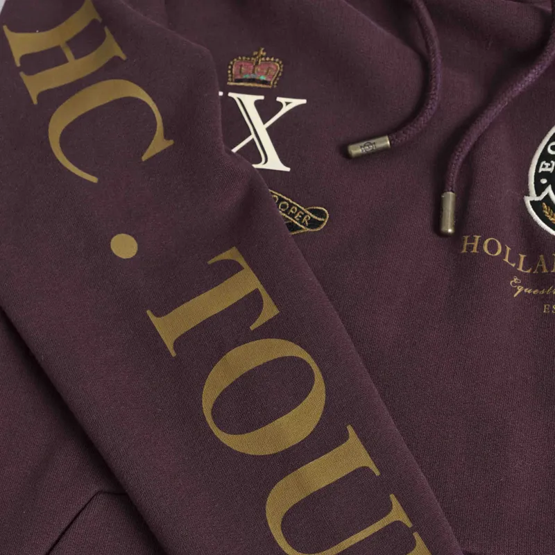 Holland Cooper Team Womens Hoodie - Mulberry-1