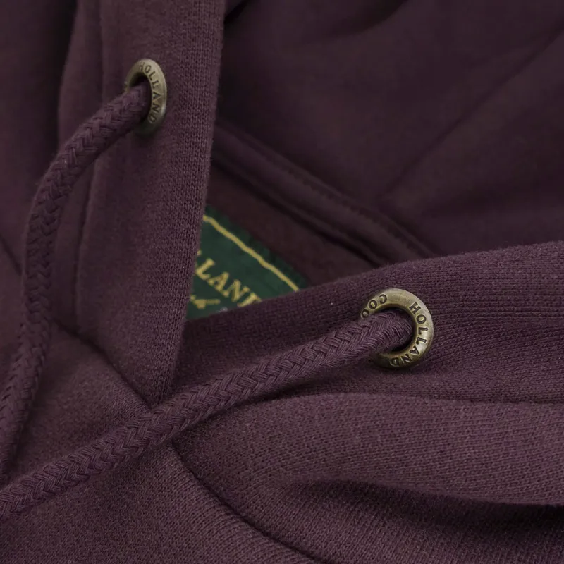 Holland Cooper Team Womens Hoodie - Mulberry-2
